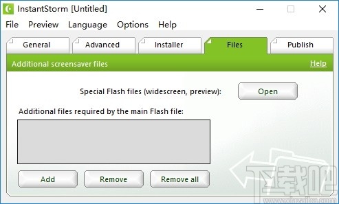 InstantStorm(Flash屏保制作软件)