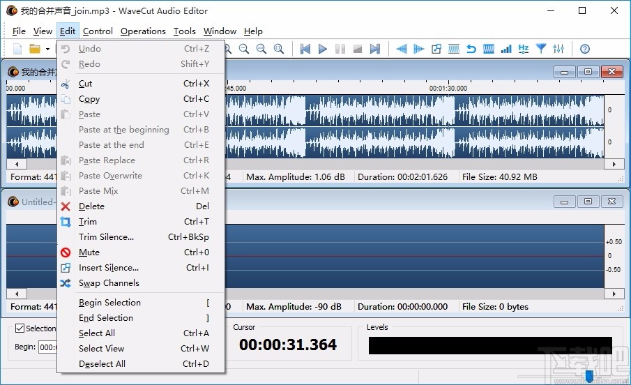 Abyssmedia WaveCut Audio Editor(音频编辑软件)