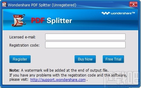 Wondershare PDF Splitter(PDF分割工具)