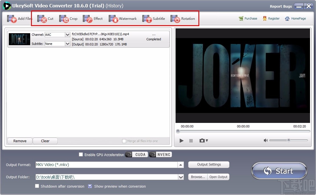 Ukeysoft Video Converter(视频转换工具)