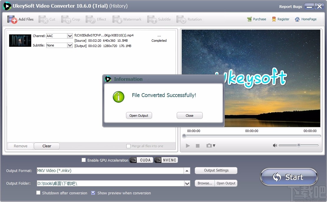 Ukeysoft Video Converter(视频转换工具)