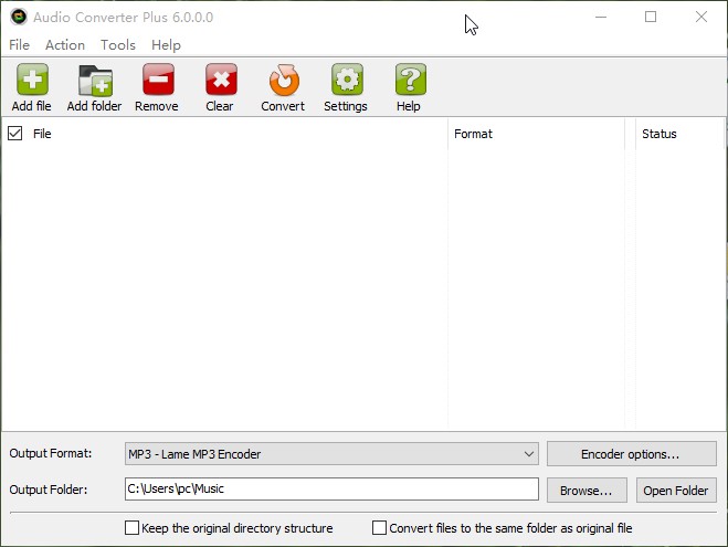Abyssmedia Audio Converter Plus转换音频格式的操作方法