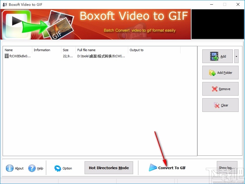 Boxoft Video To GIF(视频转GIF工具)