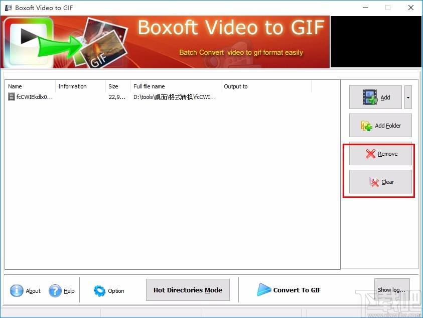 Boxoft Video To GIF(视频转GIF工具)