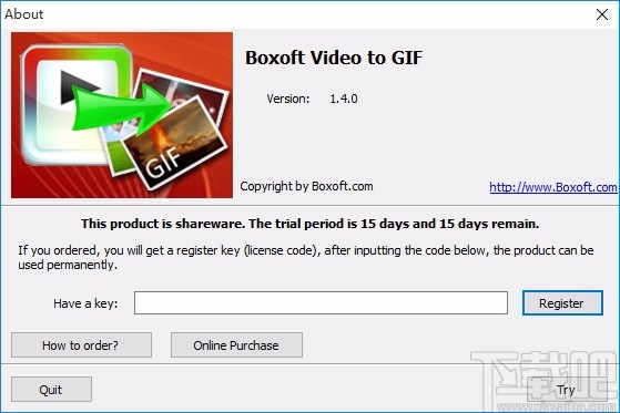 Boxoft Video To GIF(视频转GIF工具)