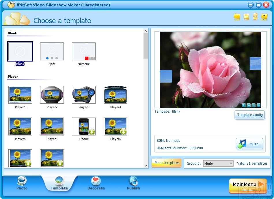 iPixSoft Video Slideshow Maker Deluxe(幻灯片制作)