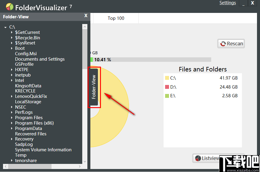 FolderVisualizer(硬盘空间分析工具)