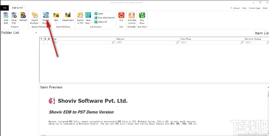 Shoviv Convert EDB to PST(电子邮箱转换软件)