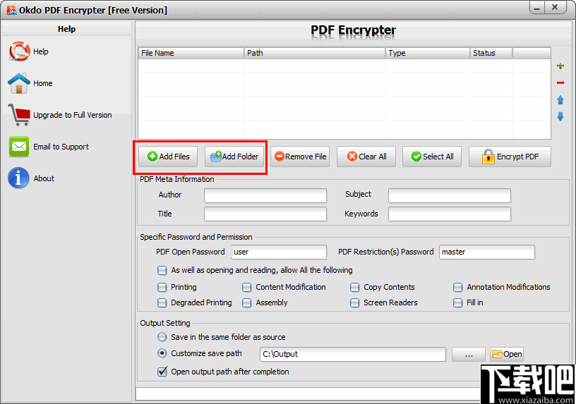 Okdo PDF Encrypter(PDF加密工具)