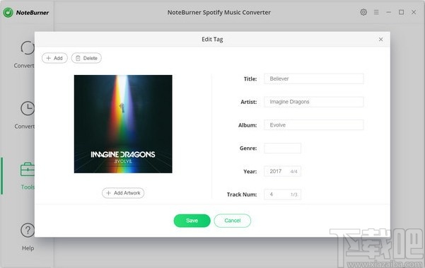 NoteBurner Spotify Music Converter(音频格式转换)