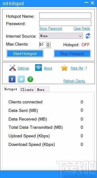 mHotspot(WIFI共享软件)