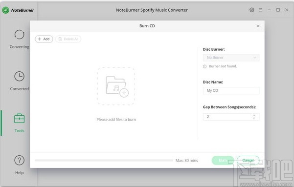 NoteBurner Spotify Music Converter(音频格式转换)