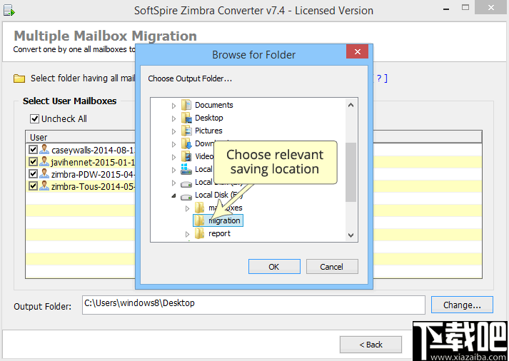 SoftSpire Zimbra Converter(Zimbra转换器)