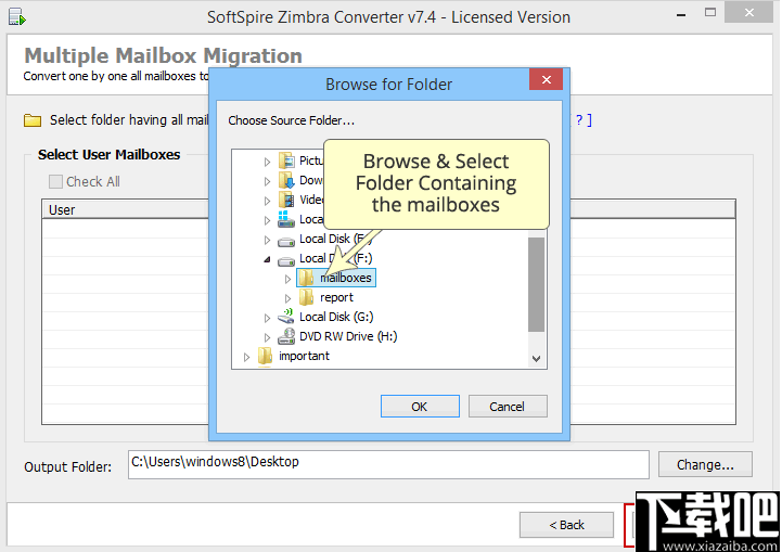 SoftSpire Zimbra Converter(Zimbra转换器)