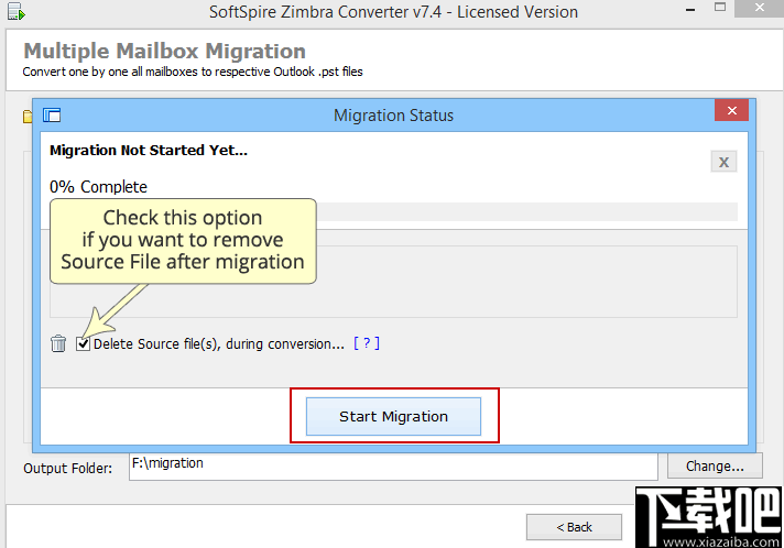 SoftSpire Zimbra Converter(Zimbra转换器)