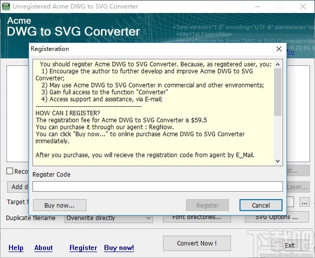 Acme DWG to SVG Converter(DWG转换器)