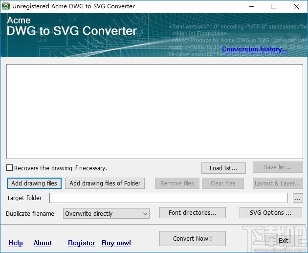 Acme DWG to SVG Converter(DWG转换器)