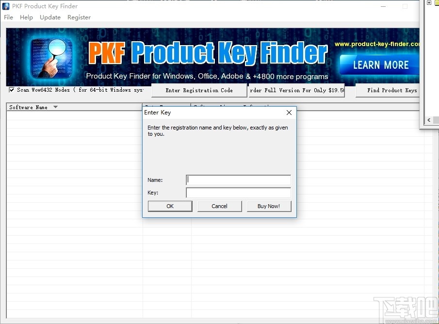 PKF Product Key Finder(密码找回工具)