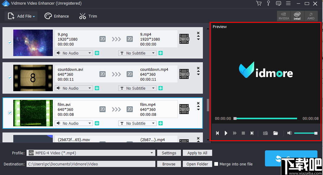 Vidmore Video Enhancer(视频增强软件)