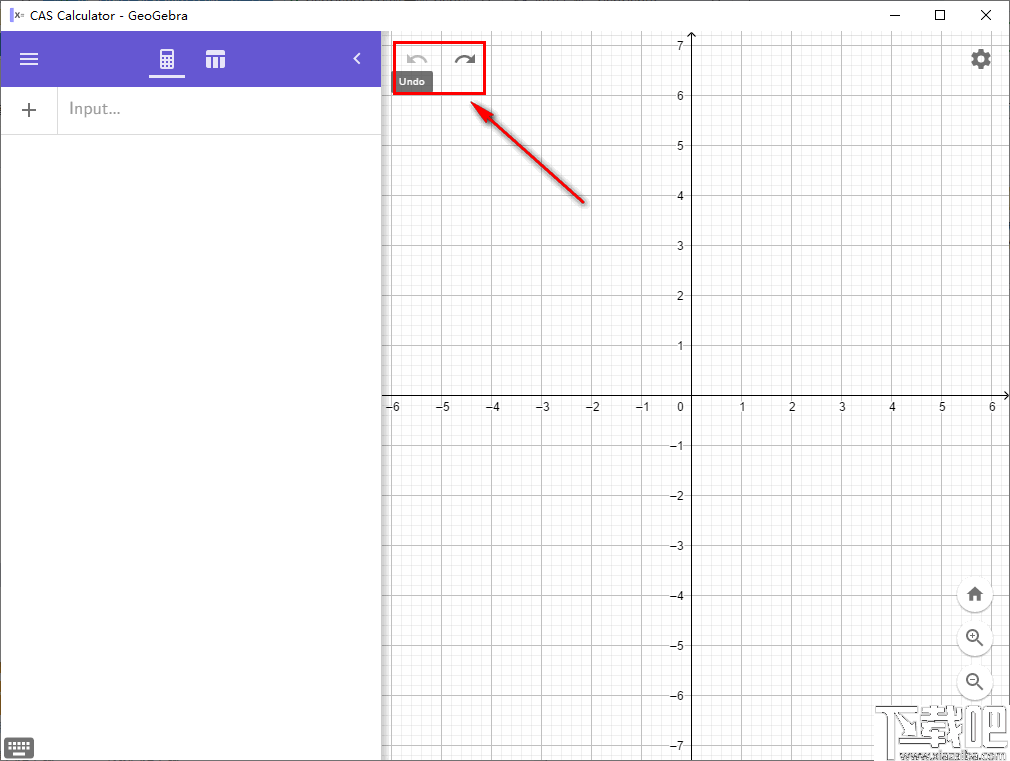 GeoGebra CAS计算器