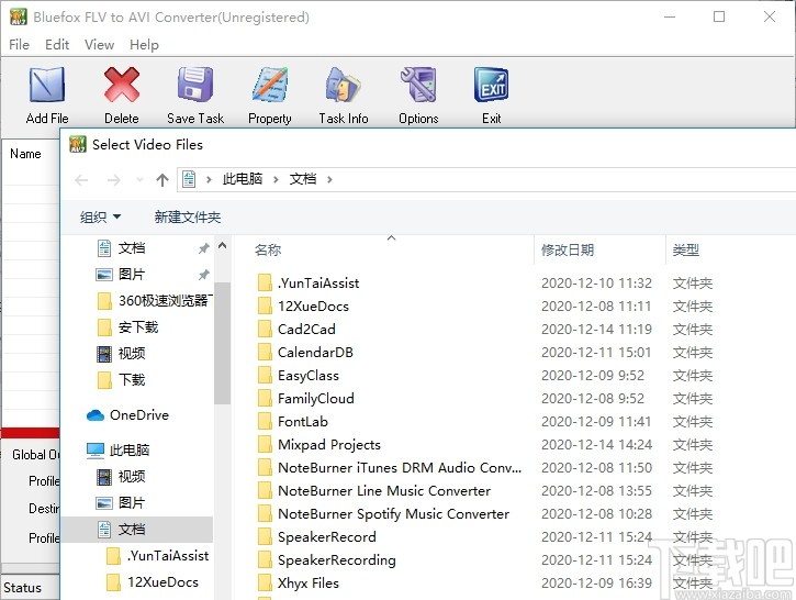 Bluefox FLV to AVI Converter(视频转换器)