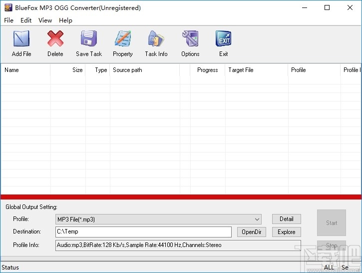 Bluefox MP3 OGG Converter(MP3/OGG音频格式转换)