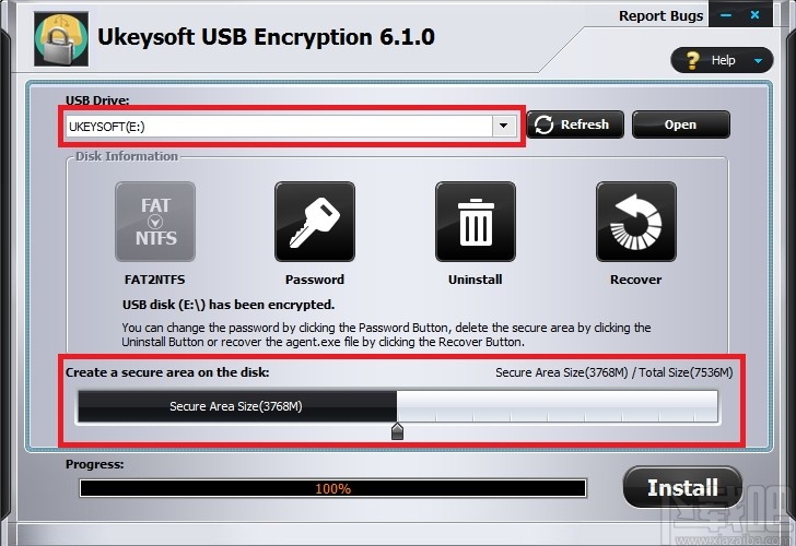 UkeySoft USB Encryption(USB加密工具)