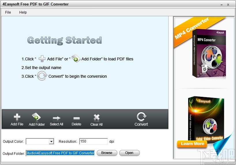 4Easysoft Free PDF to GIF Converter(PDF转GIF软件)