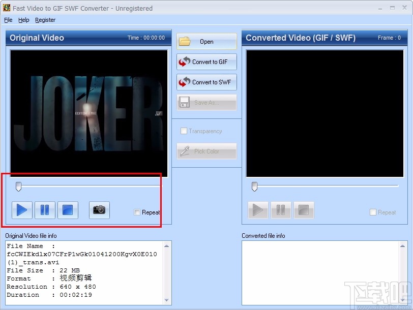 Fast Video to GIF SWF Converter(视频转gif/swf软件)