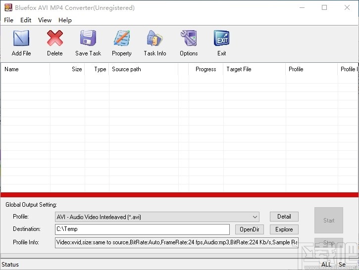 Bluefox AVI MP4 Converter(AVI转MP4)