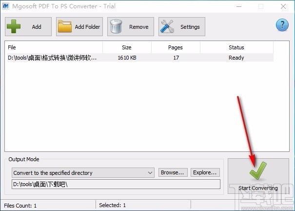 Mgosoft PDF To PS Converter(PDF转PS转换器)