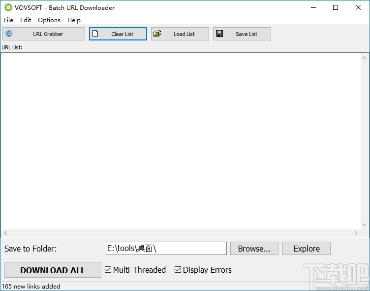 Batch URL Downloader(URL批量下载软件)