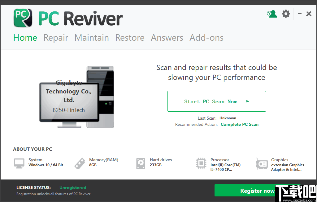 PC Reviver(电脑优化维护工具)