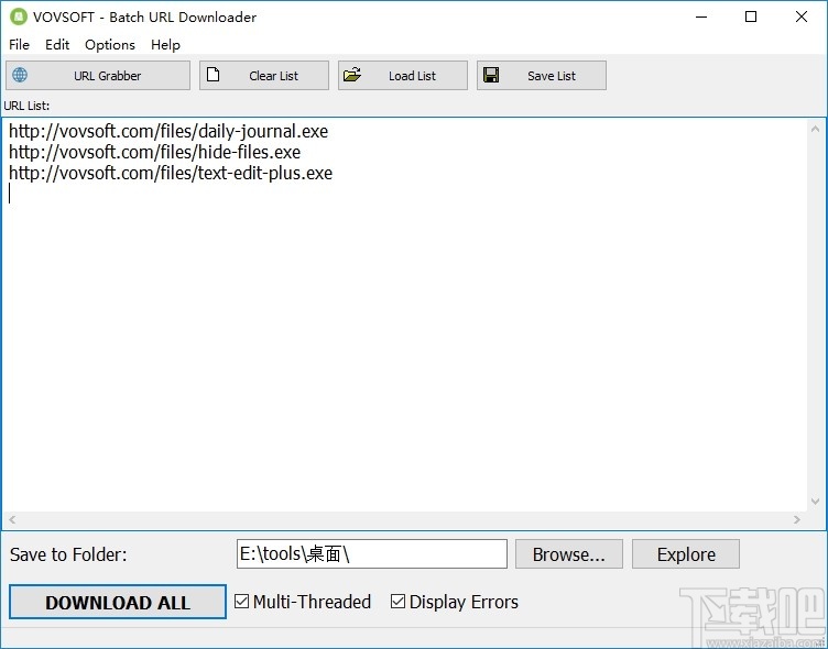 Batch URL Downloader(URL批量下载软件)