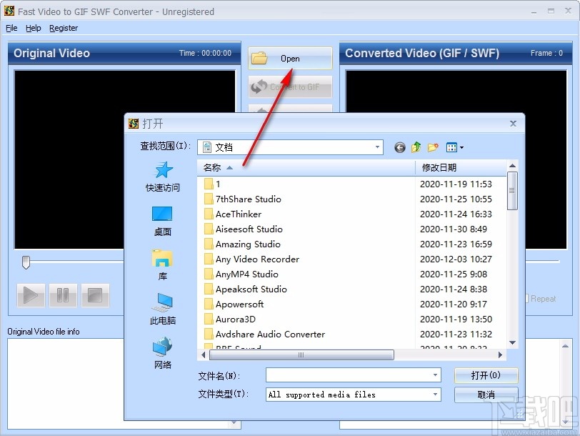 Fast Video to GIF SWF Converter(视频转gif/swf软件)