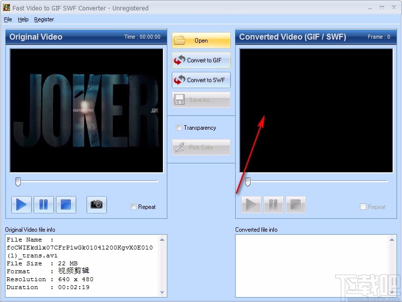 Fast Video to GIF SWF Converter(视频转gif/swf软件)