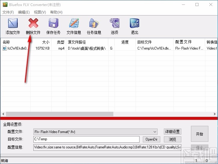 Bluefox FLV Converter(FLV视频格式转换器)