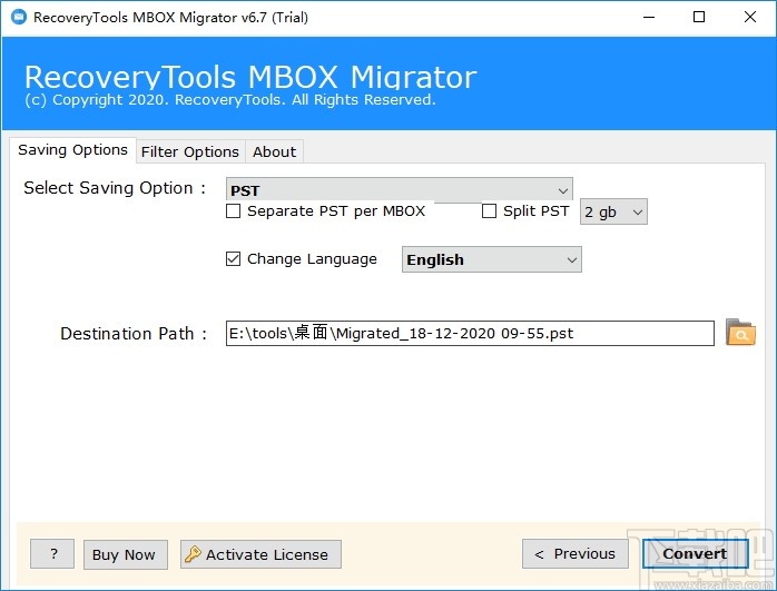 MBOX Migrator(MBOX迁移工具)