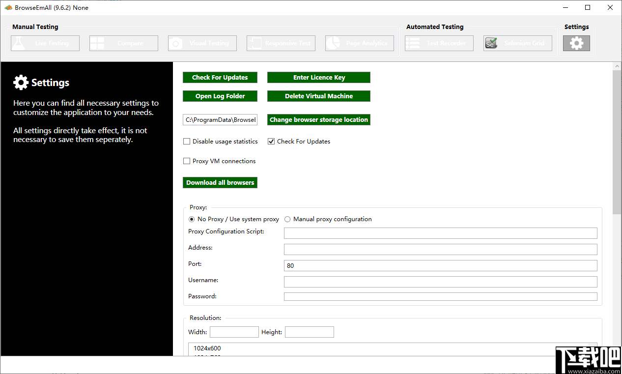 BrowseEmAll Enterprise(多浏览器测试工具)