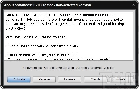 Soft4Boost DVD Creator(光盘刻录软件)
