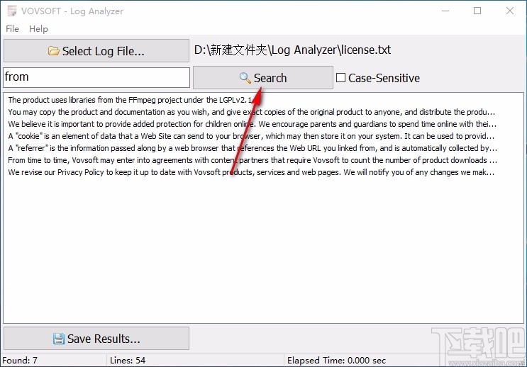 Vov Log Analyzer(日志分析软件)