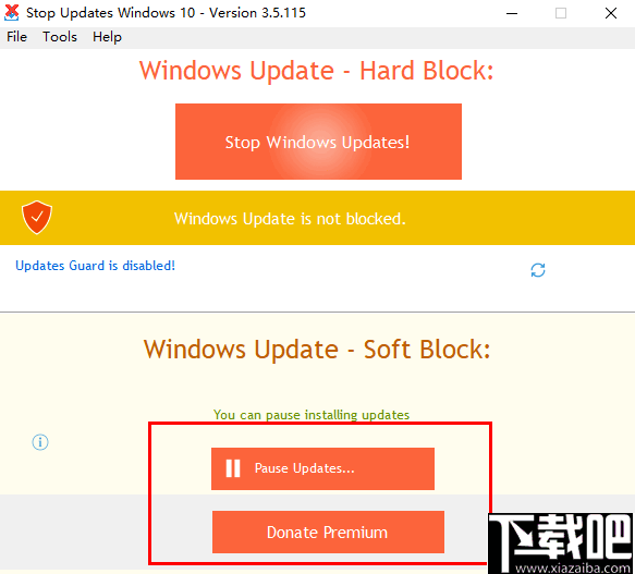 StopUpdates10(win10自动更新关闭工具)