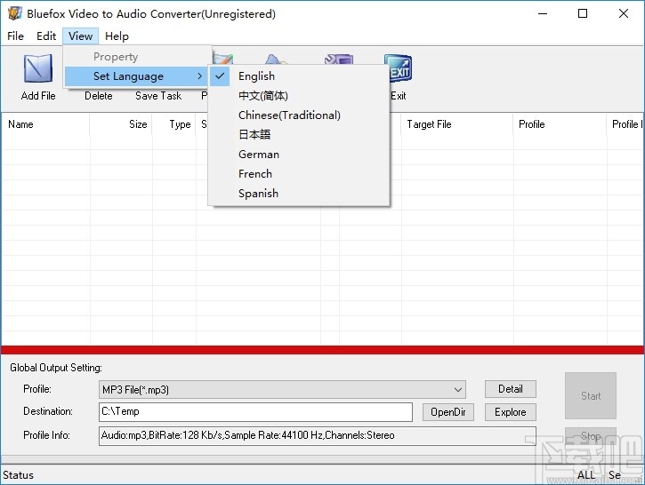 Bluefox Video to Audio Converter(视频音频转换器)