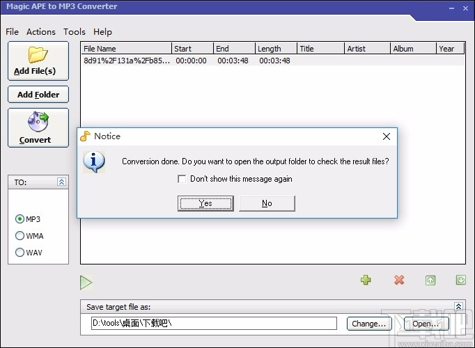 Magic APE to MP3 Converter(APE转MP3转换器)