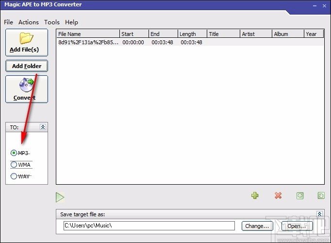 Magic APE to MP3 Converter(APE转MP3转换器)