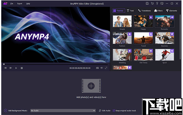 AnyMP4 Video Editor(视频编辑软件)