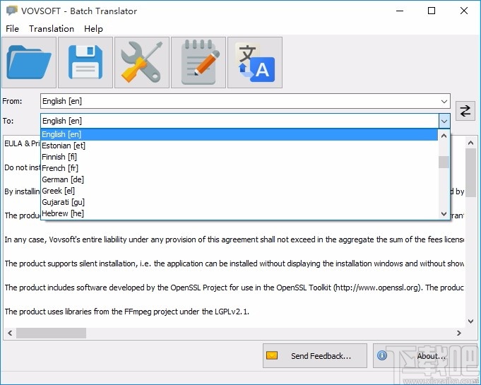 Vovsoft Batch Translator(批量翻译软件)
