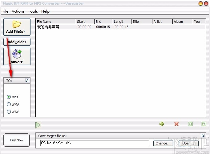 Magic RM RAM to MP3 Converter(音频转换软件)