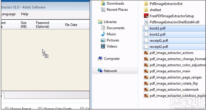 Free PDF Image Extractor 4dots(PDF图像提取工具)
