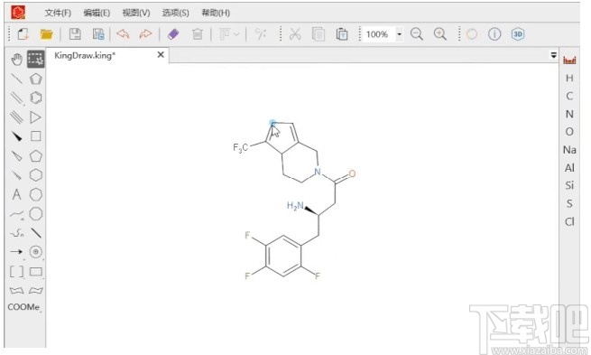 KingDraw for windows(化学结构式编辑器)